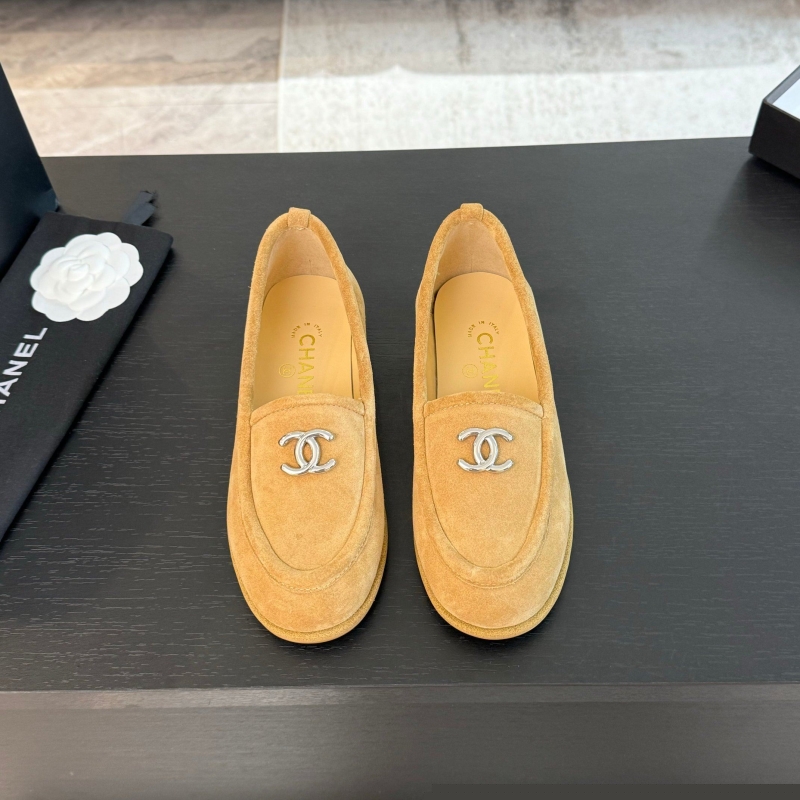 Ch*el leather shoes